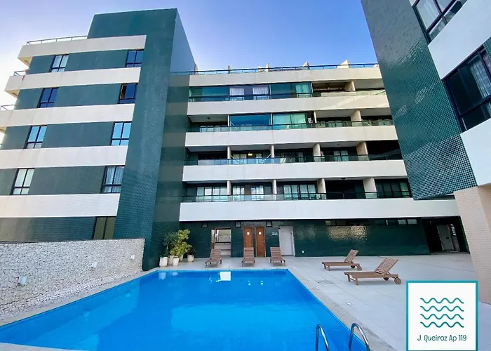 Flat Luxuoso-Piscina, Praia E Servico De Camareira